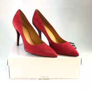 Nine West Red Suede Pumps